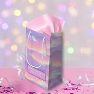 Petit Sac Cadeau Pastel Rainbow Sky Baby shower