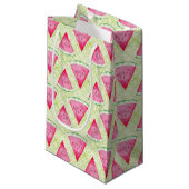 Petit Sac Cadeau Pastèque (Devant Angle)