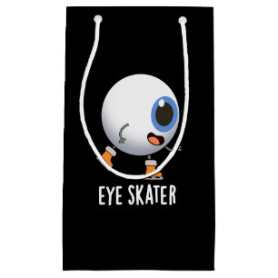 Petit Sac Cadeau Patinage oculaire amusant Patinage sur glace Pun d
