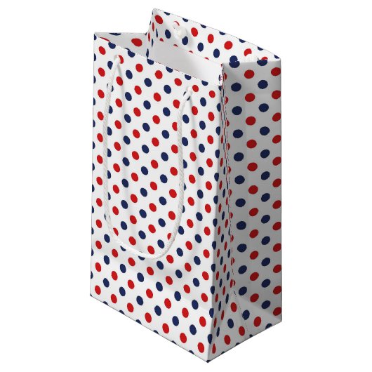 Petit Sac Cadeau Patriotic Dots Gift Bag (Devant Angle)