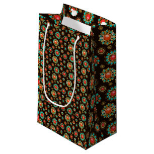 Petit Sac Cadeau Pattern de Ethnic Brooches Seamless