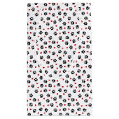 Petit Sac Cadeau Pattes et coeurs (Dos)