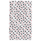 Petit Sac Cadeau Pattes et coeurs (Devant)