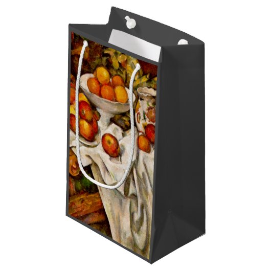 Petit Sac Cadeau Paul Cezanne Pomples Oranges Impressionnisme (Devant Angle)