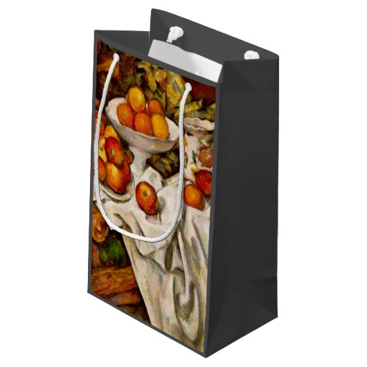 Petit Sac Cadeau Paul Cezanne Pomples Oranges Impressionnisme (Dos Angle)
