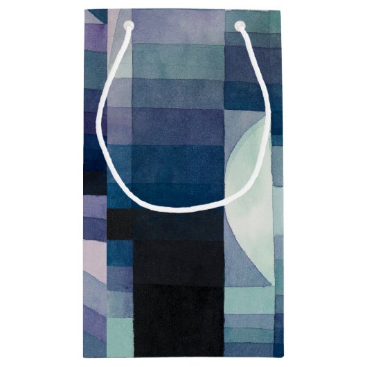 Petit Sac Cadeau Paul Klee Abstrait Tree Blue Peinture (Dos)