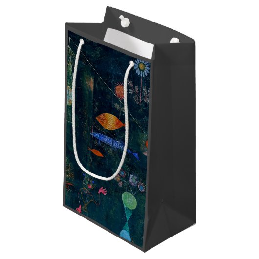 Petit Sac Cadeau Paul Klee Fish Magic Peinture Abstraite Art graphi (Devant Angle)