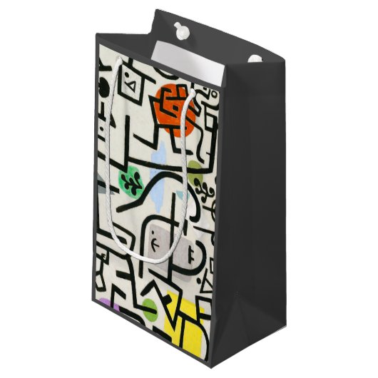 Petit Sac Cadeau Paul Klee Rich Harbour Expressionnisme Abstrait (Devant Angle)