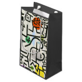 Petit Sac Cadeau Paul Klee Rich Harbour Expressionnisme Abstrait (Dos Angle)