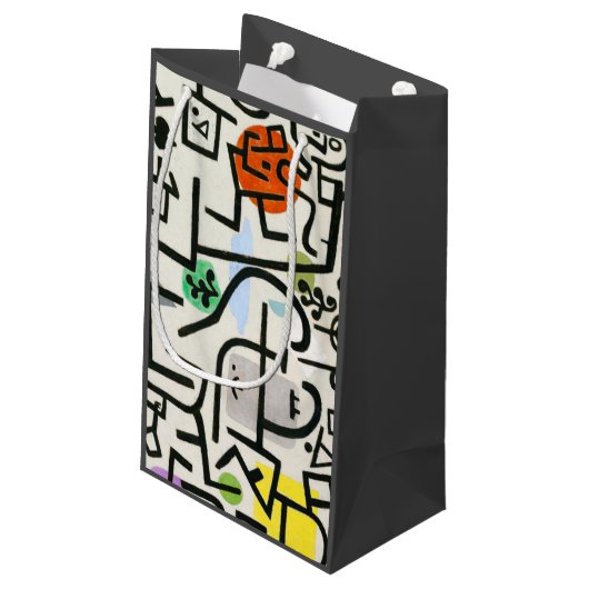 Petit Sac Cadeau Paul Klee Rich Harbour Expressionnisme Abstrait (Dos Angle)