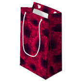 Petit Sac Cadeau Pavot rouge, pavot (Devant Angle)