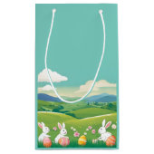 Petit Sac Cadeau Paysage de Pâques (Dos)
