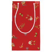 Petit Sac Cadeau Peace Jove Love Wreath Noël (Devant)