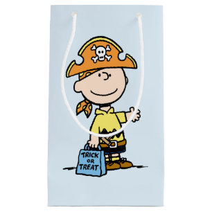 Petit Sac Cadeau Peanuts Charlie Brown Pirate Halloween