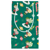 Petit Sac Cadeau Peanuts Pepperment Dreams Motif de vacances (Devant)