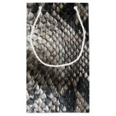 Petit Sac Cadeau Peau de Serpent Python de luxe - Rich Elegant Mode (Dos)