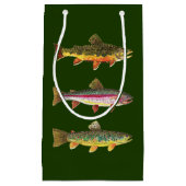 Petit Sac Cadeau Pêche à la truite (Devant)