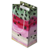 Petit Sac Cadeau Pêche à la truite arc-en-ciel (Dos Angle)