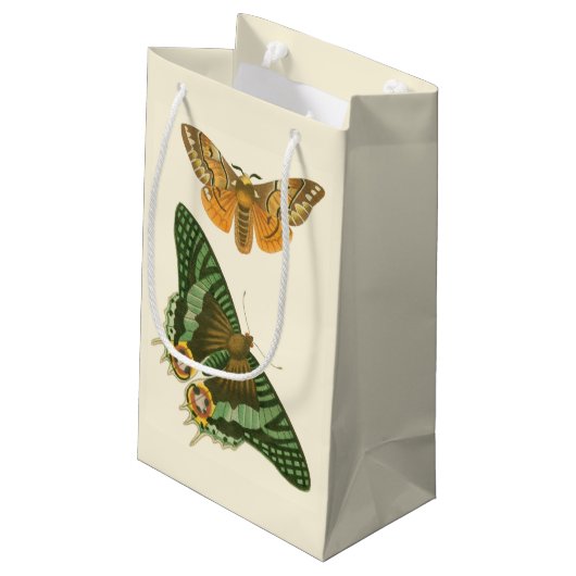 Petit Sac Cadeau Peinture à papillon légèrement frontière (Dos Angle)