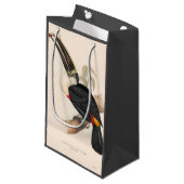 Petit Sac Cadeau Peinture animalière d'antiquités Toucans (Devant Angle)