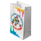 Petit Sac Cadeau Peinture colorée plaquettes et gouttes brouillard (Dos Angle)