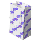 Petit Sac Cadeau Peinture d'orchidée violette violette (Dos Angle)