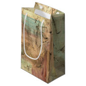 Petit Sac Cadeau Peinture sur la Terre avec surface fissurée (Devant Angle)