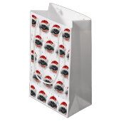 Petit Sac Cadeau Pekingese Chien race Étoiles de Noël (Devant Angle)