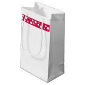 Petit Sac Cadeau Penguin dans un chapeau de Père Noël (Dos Angle)