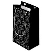 Petit Sac Cadeau Pentagramme de Baphomet (Devant Angle)