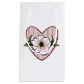 Petit Sac Cadeau Peony Heart (Devant)