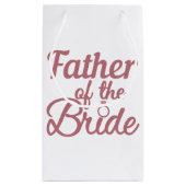 Petit Sac Cadeau Père De La Famille Mariage Mariée (Dos)