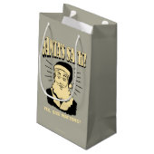 Petit Sac Cadeau Père Noël Sack : Oui, la taille compte (Dos Angle)