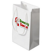 Petit sac cadeau Père Noël Sneaky (Dos Angle)