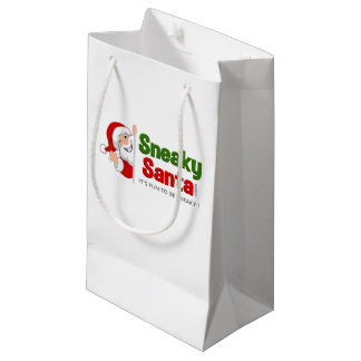 Petit sac cadeau Père Noël Sneaky