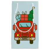 Petit Sac Cadeau Père Noël vue de devant Joyeux Noël (Devant)