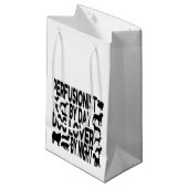 Petit Sac Cadeau Perfusionist aime les chiens (Devant Angle)