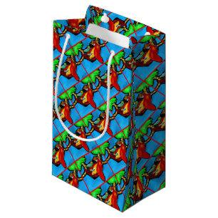 PETIT SAC CADEAU PERROQUET DE FÊTE