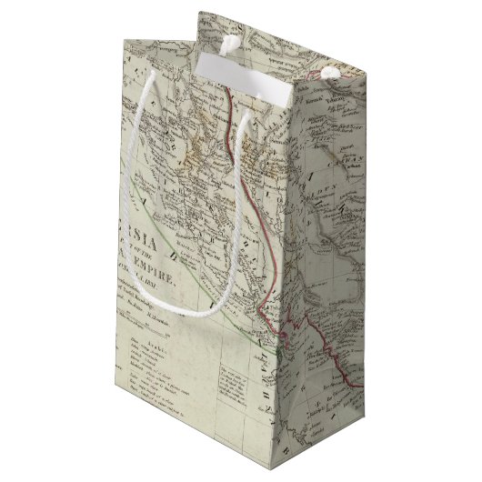 Petit Sac Cadeau Perse, empire de tabouret (Dos Angle)