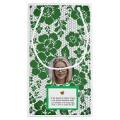 Petit Sac Cadeau Personalized Christmas Bag Gray Serif Font   (Dos)