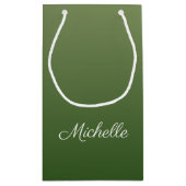 Petit Sac Cadeau Personalized green (Dos)