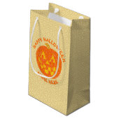 Petit Sac Cadeau Personnalisé Jolly Jack-o'-lantern Halloween (Dos Angle)
