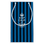 Petit Sac Cadeau Personnalized KEEP CALM AND Your Creative Text (Dos)