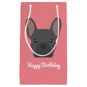 Petit Sac Cadeau Petit sac-cadeau Blue French Bulldog (Devant)