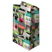 Petit Sac Cadeau Photo de vacances Joyeuse et brillante (Devant Angle)