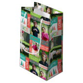 Petit Sac Cadeau Photo de vacances Joyeuse et brillante (Dos Angle)