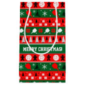 Petit Sac Cadeau Pickleball Holiday Cheval (Devant)