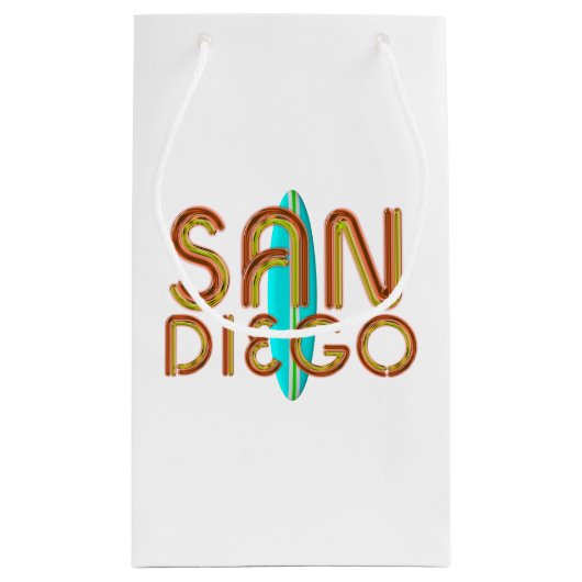 Petit Sac Cadeau PIÈCE EN T San Diego (Dos)