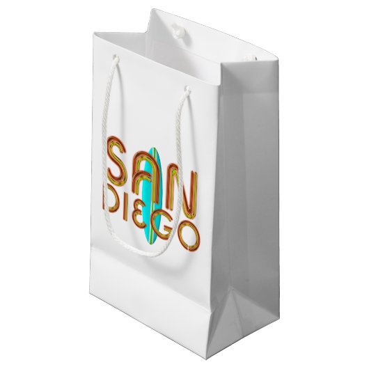Petit Sac Cadeau PIÈCE EN T San Diego (Devant Angle)