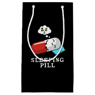 Petit Sac Cadeau Pilule dormante Drôle Médecine Pun Dark BG